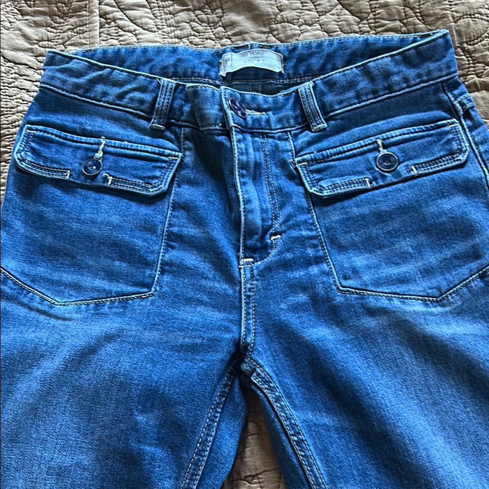 Free People flare leg jeans